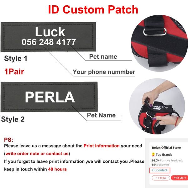 Personalized Dog Harness